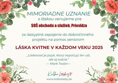 Láska kvitne v každom veku 2025