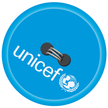 UNICEF - Modrý gombík