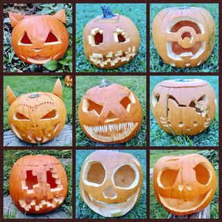 Halloweenske vyrezávanie tekvíc - 23