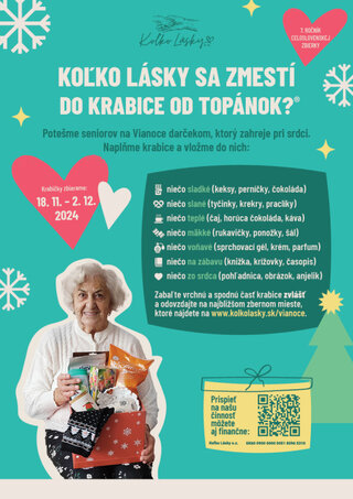 Koľko lásky sa zmestí do krabice od topánok? - plagat