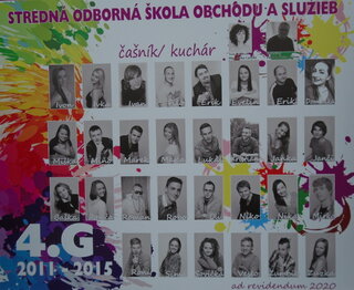 IV.G - čašník - servírka, kuchár; tr. uč.: Mgr. Caňová