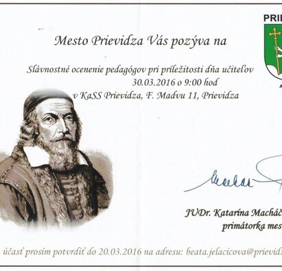 Oceňovanie učiteľov