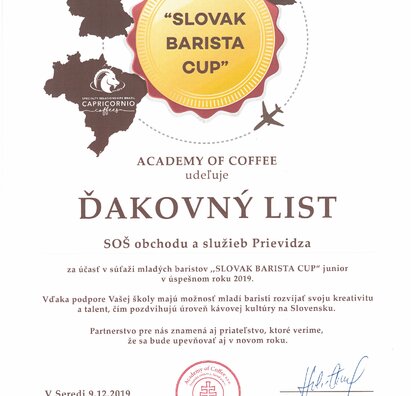 Úspešný rok našich baristov
