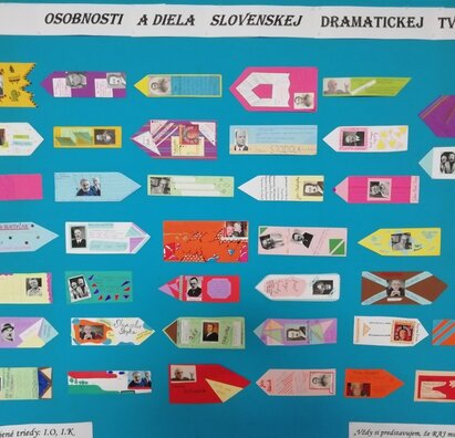 ZÁLOŽKA DO KNIHY SPÁJA SLOVENSKÉ ŠKOLY - 9.ročník celoslovenského projektu