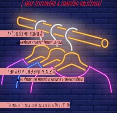 Swap jesenného a zimného oblečenia